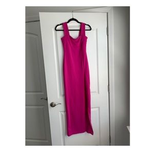 Nasty Gal Pink Floor Length Dress